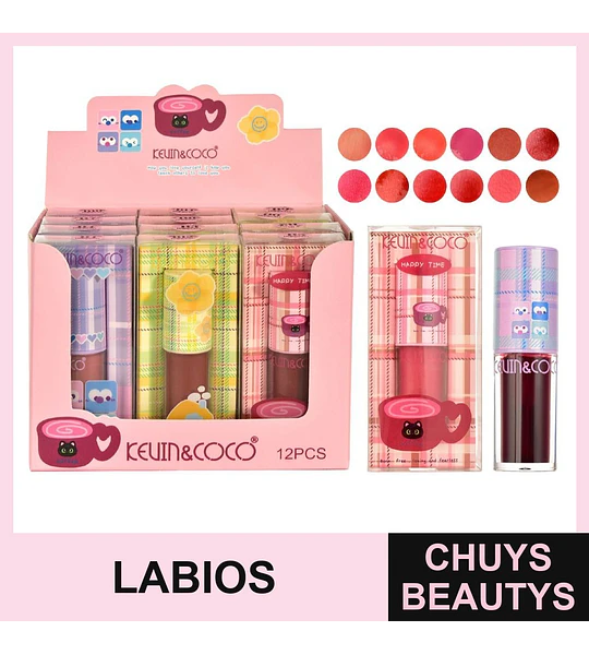 Brillos de Labiales de Coffe Time