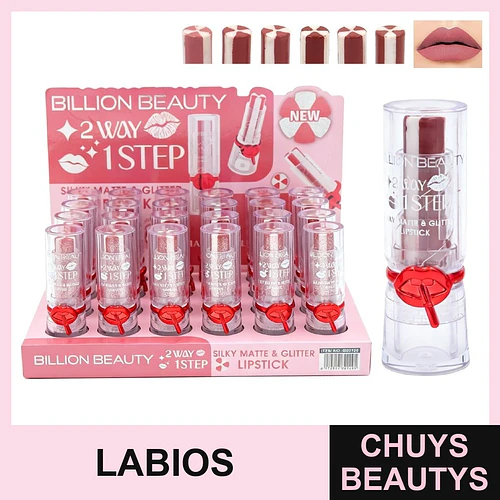 Labial Mate Efecto Sedoso con Brillo - Chuys Beautys | Chuys Beautys