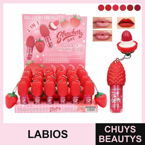 Labial + Aceite Labial Vitaminico - Chuys Beautys | Chuys Beautys