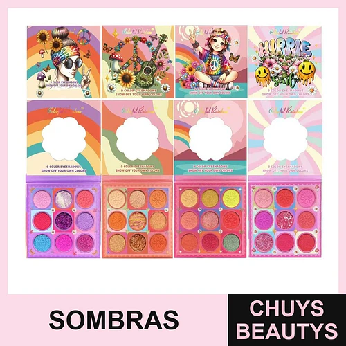 Paletas De Sombras De 9 Colores 2083 - Chuys Beautys | Chuys Beautys