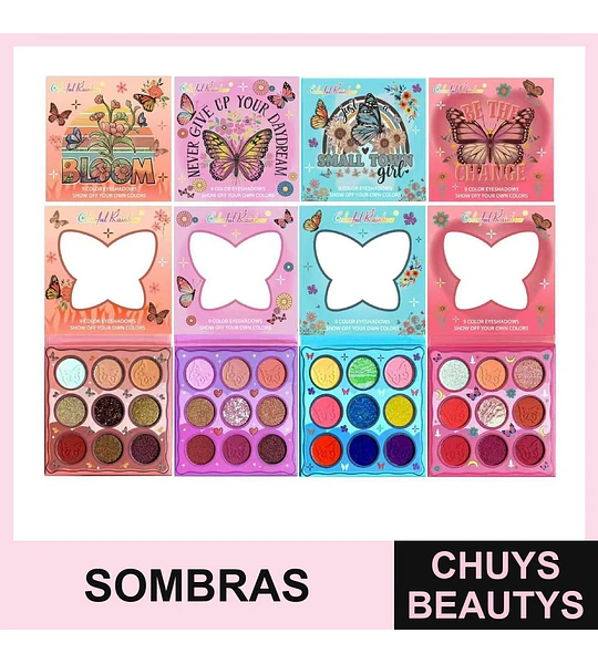 Paletas De Sombras De 9 Colores 2082