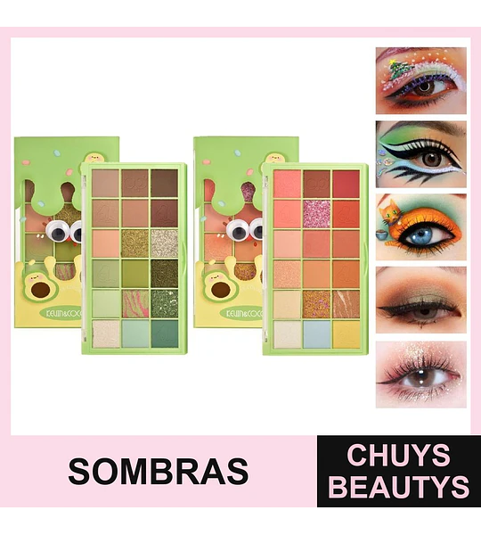 Paleta De Sombras Cute Palta De 18 Colores