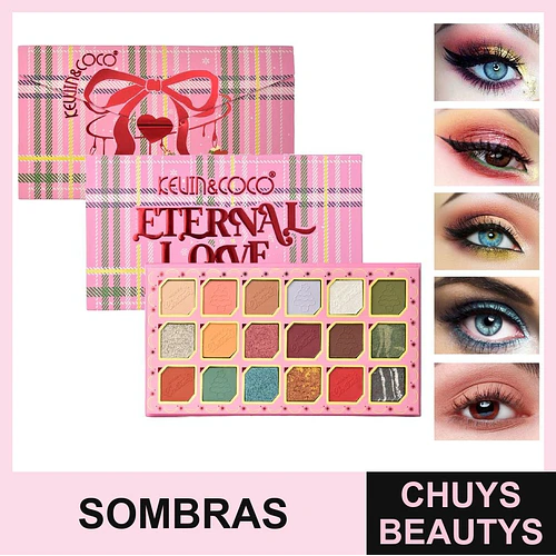 Paleta De Sombras Eternal Love De 18 Colores - Chuys Beautys | Chuys Beautys