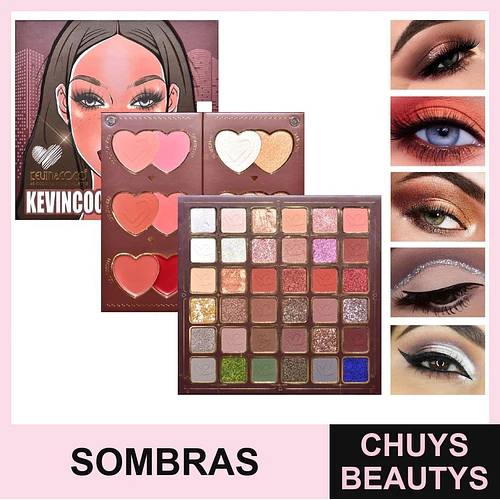 Paleta de Sombras Caramel Girl de 48 colores - Chuys Beautys | Chuys Beautys