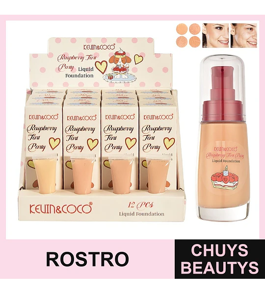 Base De Maquillaje Raspberry Tart Party