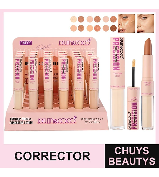 Corrector Y Contorno De Doble Punta Precicion