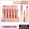 Corrector Y Contorno De Doble Punta Precicion 8