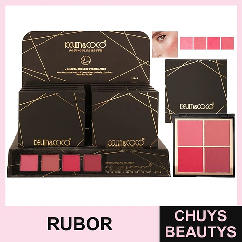 Paleta De 4 Rubores KC1328 - Chuys Beautys | Chuys Beautys