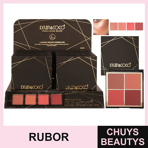 Paleta De 4 Rubores KC1375 - Chuys Beautys | Chuys Beautys