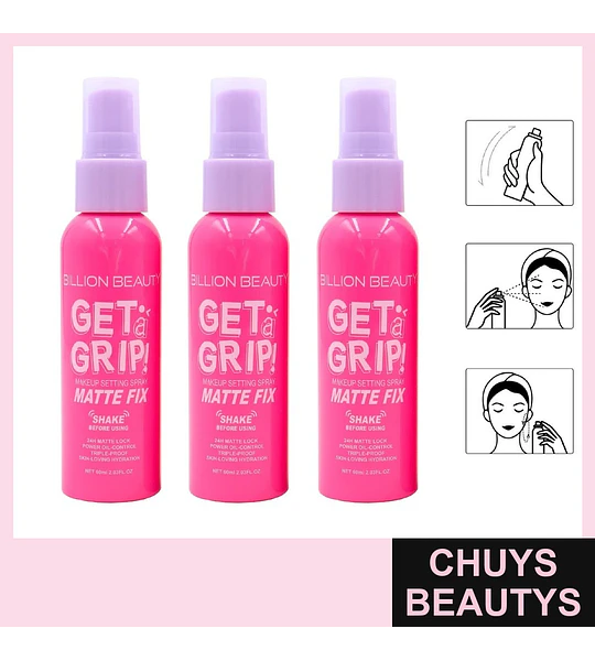 Spray Fijador de Maquillaje Efecto Mate
