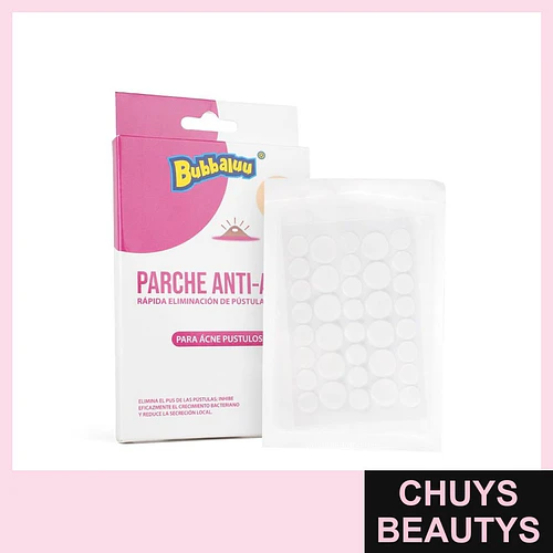 Parches para Acné Postular BUBBALUU Rosado - Chuys Beautys | Chuys Beautys