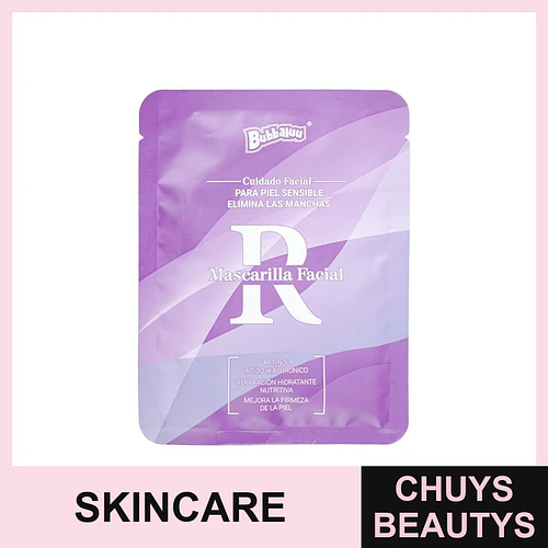 Mascarilla de Retinol BUBBALUU - Chuys Beautys | Chuys Beautys