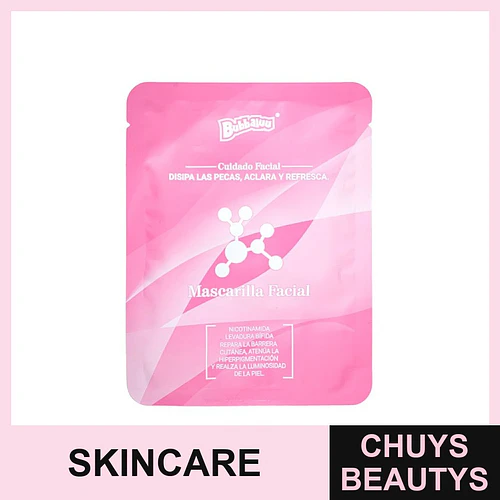 Mascarilla Niacinamida BUBBALUU - Chuys Beautys | Chuys Beautys
