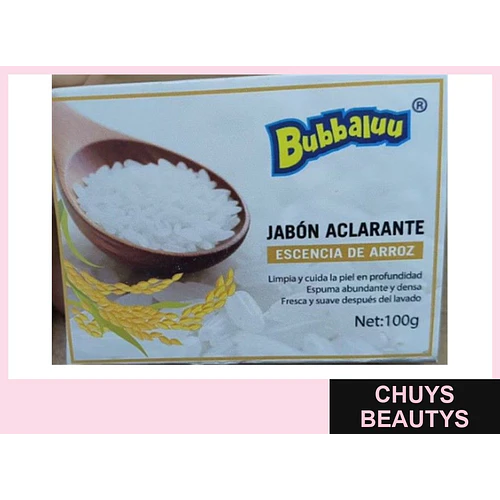 BUBBALUU Jabon de Arroz - Chuys Beautys | Chuys Beautys