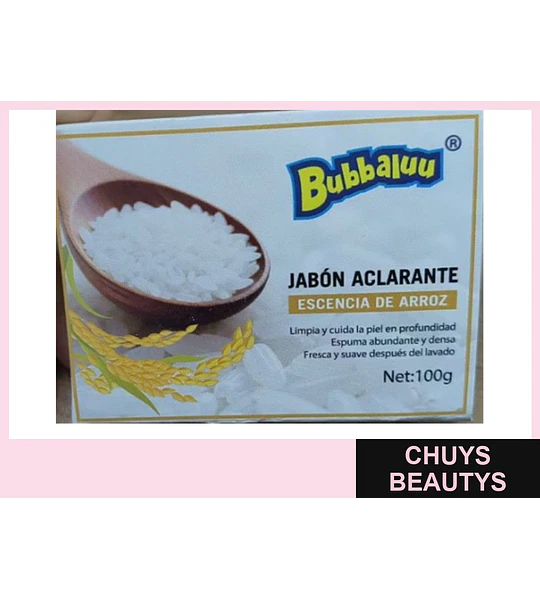 BUBBALUU Jabon de Arroz