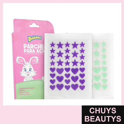 Parches de Acné BUBBALUU Estrella Corazon - Chuys Beautys | Chuys Beautys