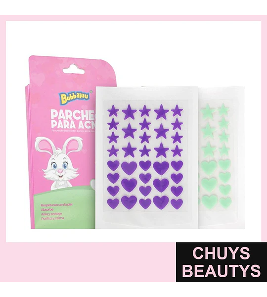 Parches de Acné BUBBALUU Estrella Corazon