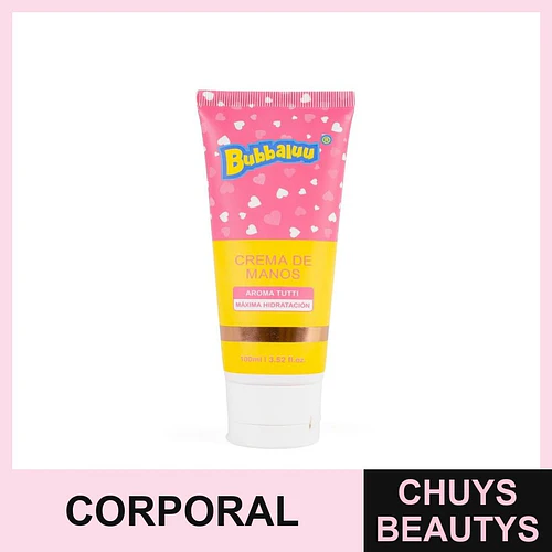Crema de Manos Tutti Frutti BUBBALUU 100ml - Chuys Beautys | Chuys Beautys