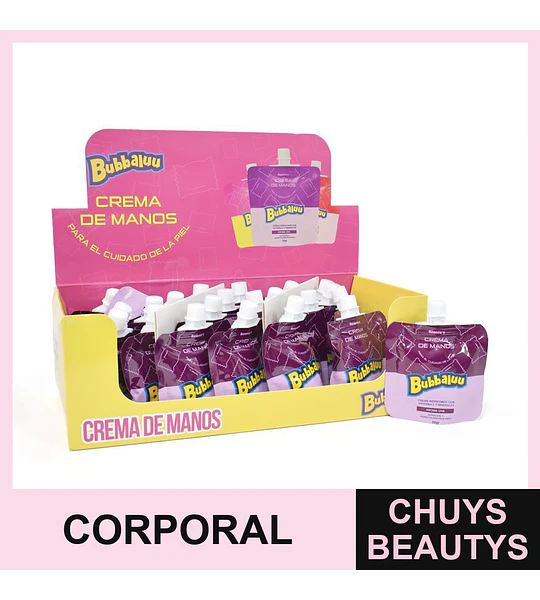 Crema de Manos BUBBALUU Uva