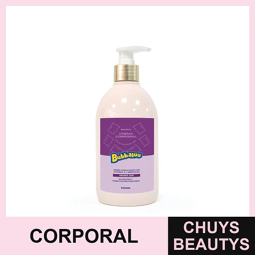 Crema Corporal BUBBALUU Uva - Chuys Beautys | Chuys Beautys