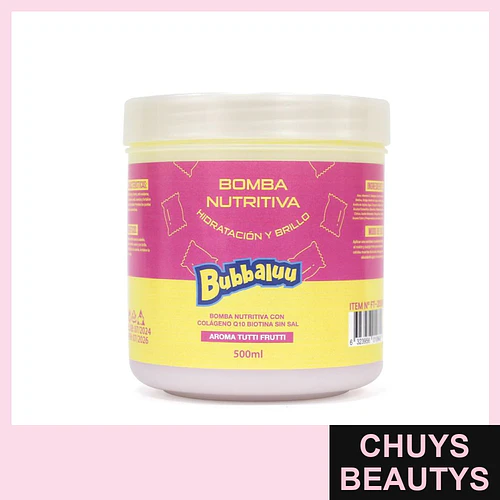 Bomba Nutritiva BUBBALUU Tuti Frutti - Chuys Beautys | Chuys Beautys