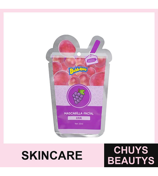 Mascarilla Facial Uva BUBBALUU