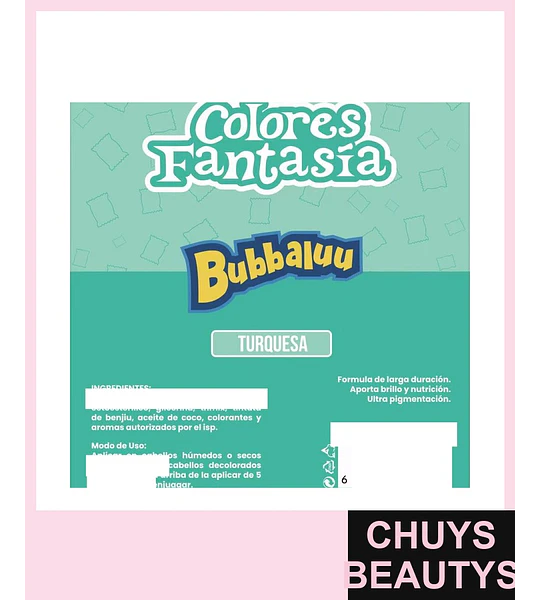 Colores Fantasía Turquesa