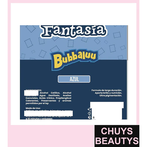Colores Fantasía Azul - Chuys Beautys | Chuys Beautys
