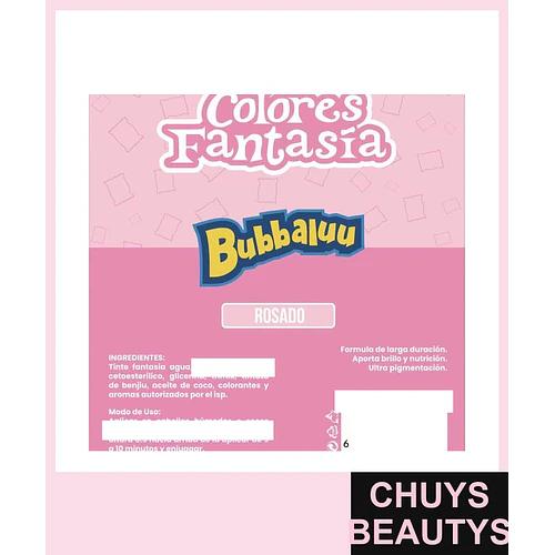 Colores Fantasía Rosado - Chuys Beautys | Chuys Beautys