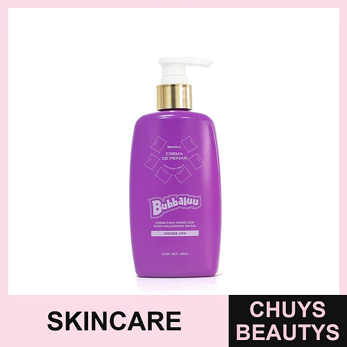 Crema de Peinar BUBBALUU Uva 300ml - Chuys Beautys | Chuys Beautys