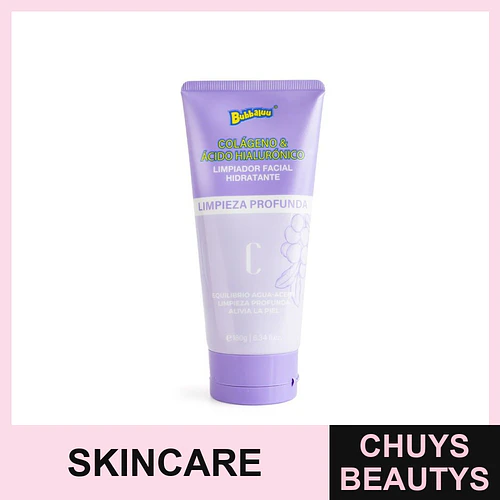 Limpiador Facial Colageno BUBBALUU - Chuys Beautys | Chuys Beautys
