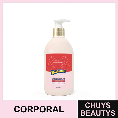 Crema Corporal Frutilla BUBBALUU - Chuys Beautys | Chuys Beautys