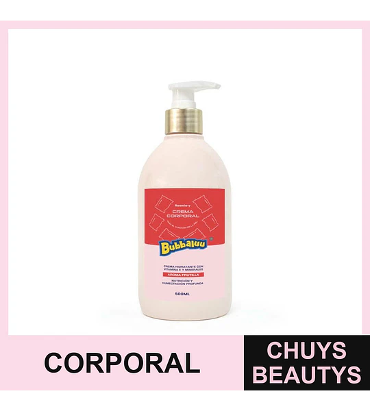 Crema Corporal Frutilla BUBBALUU