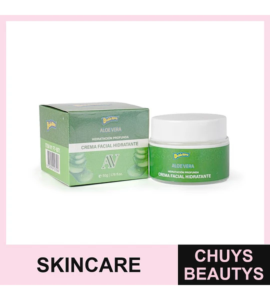 Crema Facial Hidratante Aloe Vera BUBBALUU
