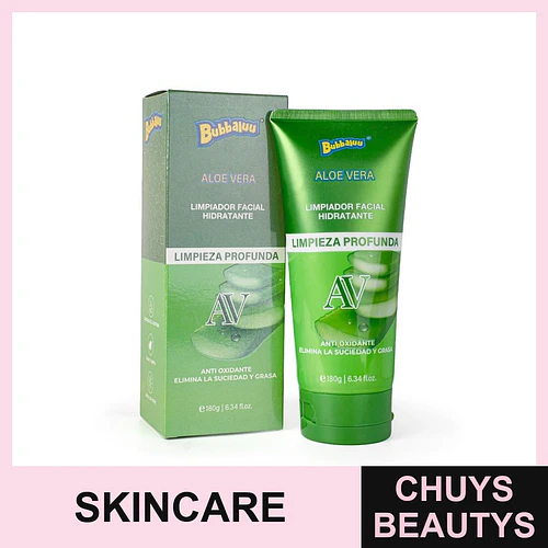 Limpiador Facial Aloe Vera BUBBALUU - Chuys Beautys | Chuys Beautys