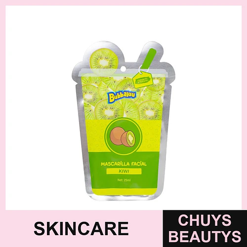 Mascarilla Facial Kiwi BUBBALUU - Chuys Beautys | Chuys Beautys