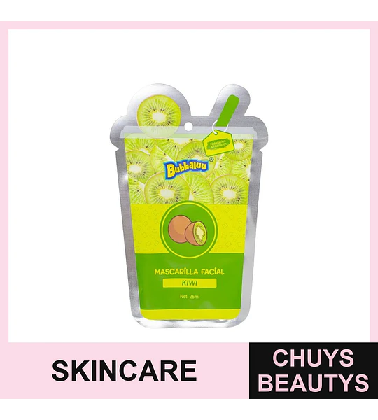Mascarilla Facial Kiwi BUBBALUU