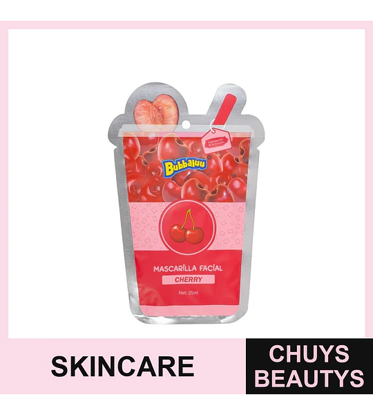 Mascarilla Facial Cereza BUBBALUU