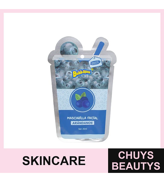 Mascarilla Facial Arandano BUBBALUU