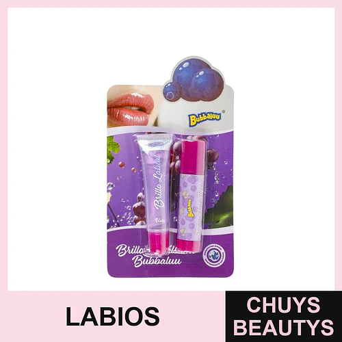 Duo de Bálsamo Labial Uva BUBBALUU - Chuys Beautys | Chuys Beautys