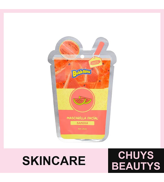 Mascarilla Facial Sandia BUBBALUU