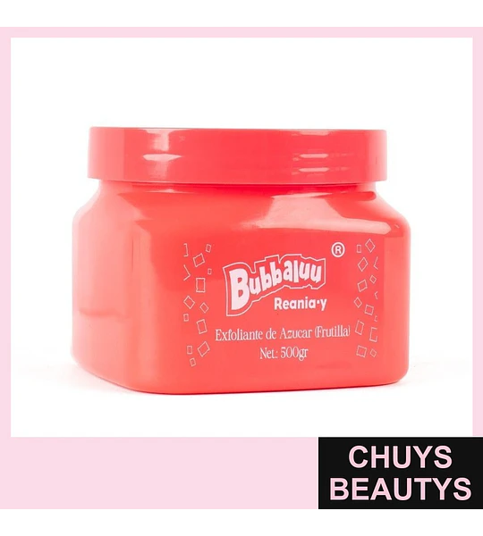 Exfoliante de Azucar Aroma Frutilla BUBBALUU