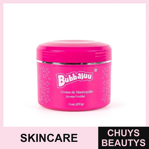 Crema de Mantequilla Frutilla BUBBALUU - Chuys Beautys | Chuys Beautys