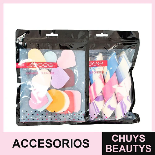Esponja Combinado N°1 12pcs - Chuys Beautys | Chuys Beautys