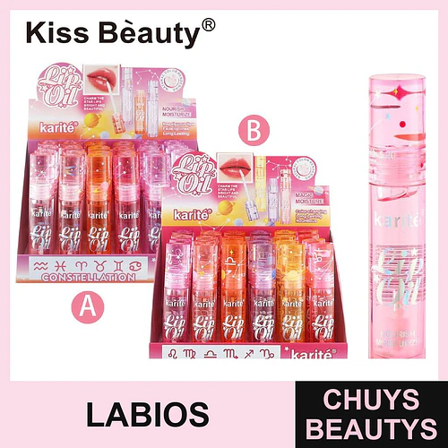 Aceite Labial Nutritivo Kiss Bèauty con Efecto Cambia Color y Brillo - Chuys Beautys | Chuys Beautys