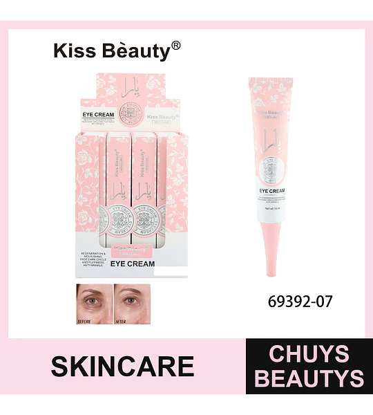 Crema de Ojos Regeneradora y Antiarrugas Kiss Beauty Skin Clinic 30ml