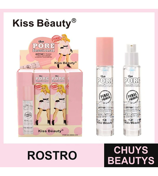 Kiss Bèauty The POREfessional Primer Base Extensor de Maquillaje Perla