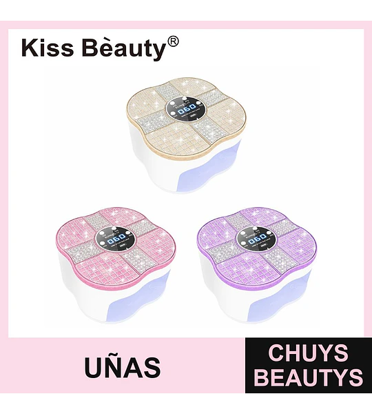 Lámpara de Uñas UV/LED Digital Kiss Bèauty con Diseño Brillante