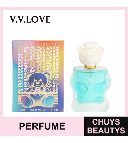 Eau de Parfum V.V. Love Starlit Serenade Bearish, fragancia dulce 100ml