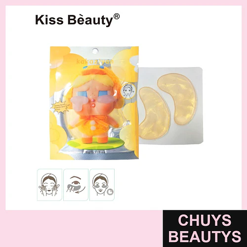 Parches de Ojos de Hidrogel Dorados Revitalizantes Kiss Bèauty - Chuys Beautys | Chuys Beautys